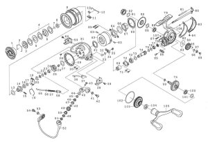 Photo1: [DAIWA] Genuine Spare Parts for 19 CERTATE LT3000S-CH-DH Product code: 00060049 **Back-order (Shipping in 3-4 weeks after receiving order)