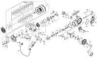 [DAIWA] Genuine Spare Parts for 22 CALDIA SW 14000-H Product code: 00065055 **Back-order (Shipping in 3-4 weeks after receiving order)