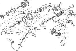 Photo1: [DAIWA] Genuine Spare Parts for 16 CERTATE 2508PE Product code: 00056306 **Back-order (Shipping in 3-4 weeks after receiving order)