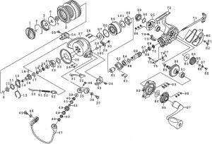 Photo1: [DAIWA] Genuine Spare Parts for 16 CERTATE 2004CH Product code: 00056302 **Back-order (Shipping in 3-4 weeks after receiving order)