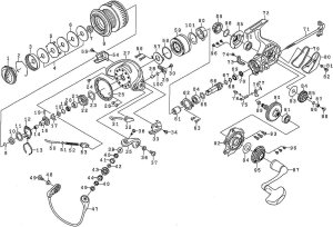 Photo1: [DAIWA] Genuine Spare Parts for 16 CERTATE 3012 Product code: 00056309 **Back-order (Shipping in 3-4 weeks after receiving order)