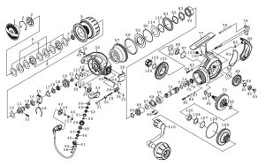 Photo1: [DAIWA] Genuine Spare Parts for 23 SALTIGA 5000-H Product code: 00065027 **Back-order (Shipping in 3-4 weeks after receiving order)