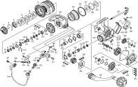 [DAIWA] Genuine Spare Parts for 15 SALTIGA 3500H Product code: 00059551 **Back-order (Shipping in 3-4 weeks after receiving order)