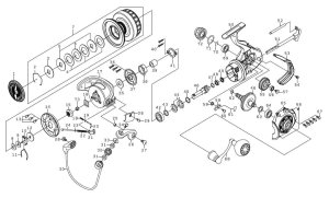 Photo1: [DAIWA] Genuine Spare Parts for 23 BG SW 10000-H Product code: 00065066 **Back-order (Shipping in 3-4 weeks after receiving order)