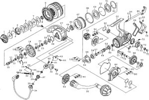 Photo1: [DAIWA] Genuine Spare Parts for 15 SALTIGA 5000H Product code: 00059557 **Back-order (Shipping in 3-4 weeks after receiving order)