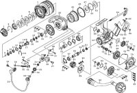 [DAIWA] Genuine Spare Parts for 15 SALTIGA 4000H Product code: 00059553 **Back-order (Shipping in 3-4 weeks after receiving order)