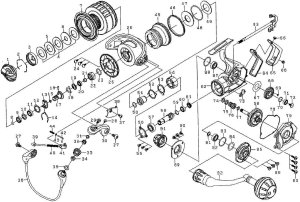 Photo1: [DAIWA] Genuine Spare Parts for 15 SALTIGA 4000 Product code: 00059543 **Back-order (Shipping in 3-4 weeks after receiving order)