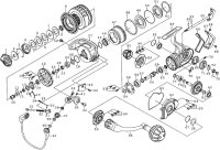 [DAIWA] Genuine Spare Parts for 15 SALTIGA 4500 Product code: 00059545 **Back-order (Shipping in 3-4 weeks after receiving order)