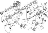 [DAIWA] Genuine Spare Parts for 15 SALTIGA 5000 Product code: 00059547 **Back-order (Shipping in 3-4 weeks after receiving order)