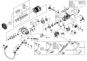 Photo1: [DAIWA] Genuine Spare Parts for 20 REVROS LT2000S Product code: 00060061 **Back-order (Shipping in 3-4 weeks after receiving order)