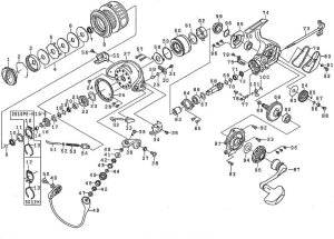 Photo1: [DAIWA] Genuine Spare Parts for 17 morethan 3012H Product code: 00059831 **Back-order (Shipping in 3-4 weeks after receiving order)