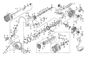 Photo1: [DAIWA] Genuine Spare Parts for 18 SWITCH HITTER LBD LBD Product code: 00066401 **Back-order (Shipping in 3-4 weeks after receiving order)