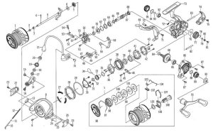 Photo1: [DAIWA] Genuine Spare Parts for 19 BATTLE GAME LBQD Product code: 00055584 **Back-order (Shipping in 3-4 weeks after receiving order)