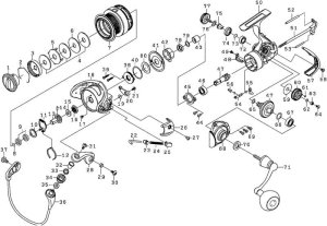 Photo1: [DAIWA] Genuine Spare Parts for 16 SEA PARADISE Product code: 00056250 **Back-order (Shipping in 3-4 weeks after receiving order)