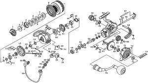 Photo1: [DAIWA] Genuine Spare Parts for 16 BLAST 4500 Product code: 00059704 **Back-order (Shipping in 3-4 weeks after receiving order)