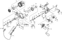 [DAIWA] Genuine Spare Parts for 17 AEGIS 2003F-H Product code: 00056197 **Back-order (Shipping in 3-4 weeks after receiving order)