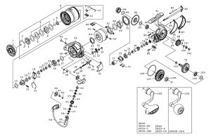 Photo1: [DAIWA] Genuine Spare Parts for 24 CERTATE LT4000-CXH Product code: 00061182 **Back-order (Shipping in 3-4 weeks after receiving order)