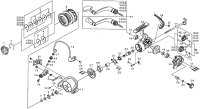 [DAIWA] Genuine Spare Parts for 17 WORLD SPIN 3000 Product code: 00050418 **Back-order (Shipping in 3-4 weeks after receiving order)