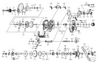 [DAIWA] Genuine Spare Parts for 24 TATULA TW 100XH Product code: 00630144 **Back-order (Shipping in 3-4 weeks after receiving order)