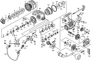 Photo1: [DAIWA] Genuine Spare Parts for 16 CATALINA 4000 Product code: 00059571 **Back-order (Shipping in 3-4 weeks after receiving order)