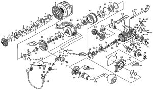 Photo1: [DAIWA] Genuine Spare Parts for 16 CATALINA 6500H Product code: 00059589 **Back-order (Shipping in 3-4 weeks after receiving order)