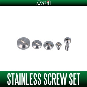 Photo1: [Avail] ABU Stainless Screw Set for Cardinal 3 [CD3-SC-SET-SUS]
