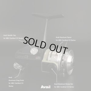 Photo3: [Avail] ABU Aluminum Drag Knob for ABU Cardinal 3 Series TYPE3 [DNOB-CD3-3]