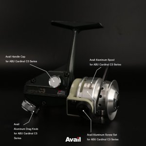 Photo4: [Avail] ABU Handle Cap for Cardinal C3 [CDC3-HDCP]