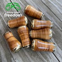 [FHF/fishing house freedom] Wood Handle Knob Round Shape Walnut (1 piece) F-03