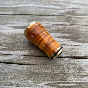 Photo12: [FHF/fishing house freedom] Wood Handle Knob Round Shape Walnut (1 piece) F-03