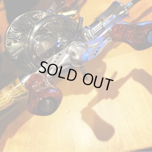 Photo8: [FHF/fishing house freedom] Wood Handle Knob Paddle Shape "Karin" (Padouk) Burl Monochrome (1 piece) F-08