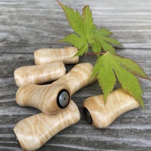 Photo6: [FHF/fishing house freedom] Wood Handle Knob Paddle Shape Maple (1 piece) F-11