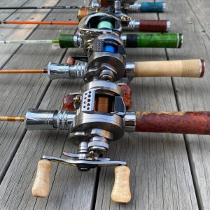 Photo11: [FHF/fishing house freedom] Wood Handle Knob Paddle Shape Maple (1 piece) F-11