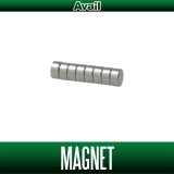 [Avail] Auxiliary Magnet 8 pcs. set φ4×2mm [mag_4x2x8] for MS-23CNQ-20RN