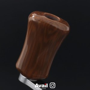 Photo23: [Avail] Marble Flat Handle Knob Short - 1 piece