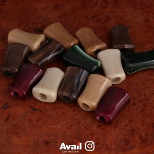 Photo3: [Avail] Marble Flat Handle Knob Short - 1 piece