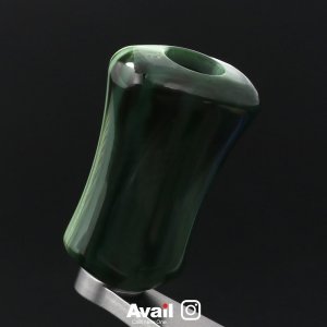 Photo5: [Avail] Marble Flat Handle Knob Short - 1 piece