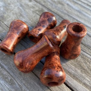 Photo12: [FHF/fishing house freedom] Wood Handle Knob I Shape "Karin" (Padouk) (1 piece) F-12