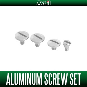 Photo3: [Avail] ABU Aluminum Screw Set for Cardinal C3 [SC-SET-CDC3-AL]