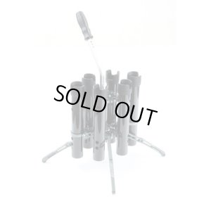 Photo1: *2024 Restock [DLIVE "Carbon Holder Model"] Rod Stand "FORCE" Carbon Holder 6-piece Specification Complete Pack