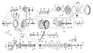 Photo1: [DAIWA] Genuine Spare Parts for 19 MILLIONAIRE CT SV 70SHL Product code: 00630063 **Back-order (Shipping in 3-4 weeks after receiving order)