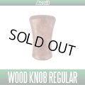 [Avail] Wood Flat Knob Regular Padouk ("Karin") H1 (1 piece)