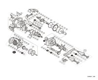 [SHIMANO] Genuine Spare Parts for 16 Scorpion 70 HG Product code: 034724 **Back-order (Shipping in 3-4 weeks after receiving order)
