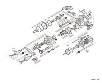 [SHIMANO] Genuine Spare Parts for 16 Scorpion 71 Product code: 037824 **Back-order (Shipping in 3-4 weeks after receiving order)