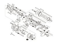 [SHIMANO] Genuine Spare Parts for 17 OCEA JIGGER 1500PG Product code: 036698 **Back-order (Shipping in 3-4 weeks after receiving order)