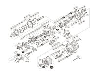 [SHIMANO] Genuine Spare Parts for 17 OCEA JIGGER 1501HG Product code: 036681 **Back-order (Shipping in 3-4 weeks after receiving order)