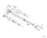 [SHIMANO] Genuine Spare Parts for 25 ANTARES 100HG RIGHT Product code: 047748 **Back-order (Shipping in 3-4 weeks after receiving order)