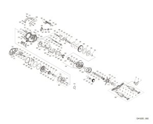 Photo1: [SHIMANO] Genuine Spare Parts for 25 ANTARES 100HG RIGHT Product code: 047748 **Back-order (Shipping in 3-4 weeks after receiving order)