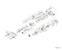 [SHIMANO] Genuine Spare Parts for 25 OCEA CONQUEST CT 201MG LEFT Product code: 047694 **Back-order (Shipping in 3-4 weeks after receiving order)