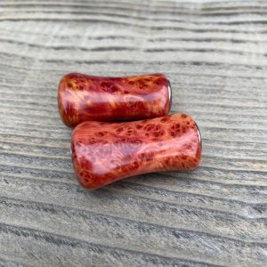 Photo8: [FHF/fishing house freedom] Wood Handle Knob Paddle Type 2 Purpleheart Burl (1 piece) F-27